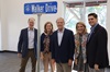 Ron Walker, his children, VC Board Chair Bland Proctor and VC President Dr. Jennifer Kent
