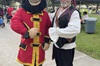 VC Mascot Captain Vic with EMS Instructor dressed as a pirate