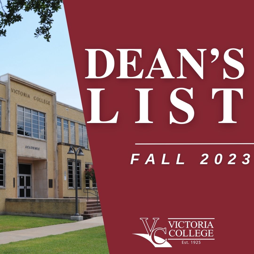 Victoria College announces Fall 2023 Dean’s List