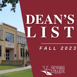 Fall 2023 Dean's List - Jan. 21