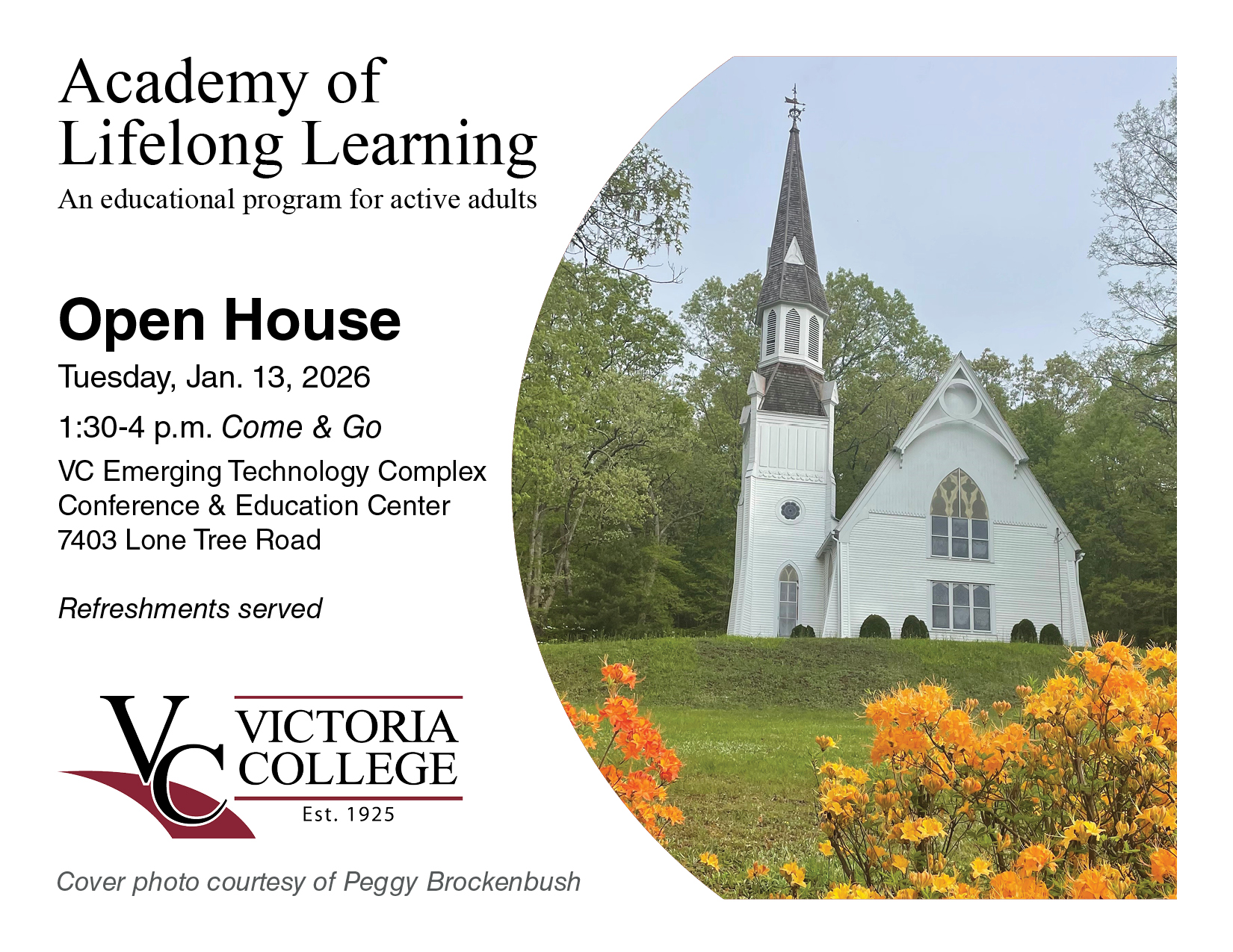 ALL Open House Open House Flyer for January 2026