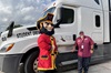 Captain Vic with a VC Truck Driving Instructor