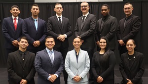Class 106 of Victoria College's Law Enforcement Academy