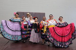 Folklorico dancers at 2025 VC Family Fiesta Day