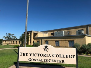 Gonzales Center sign and building exterior