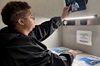 Student uses Workforce Pod at Victoria College
