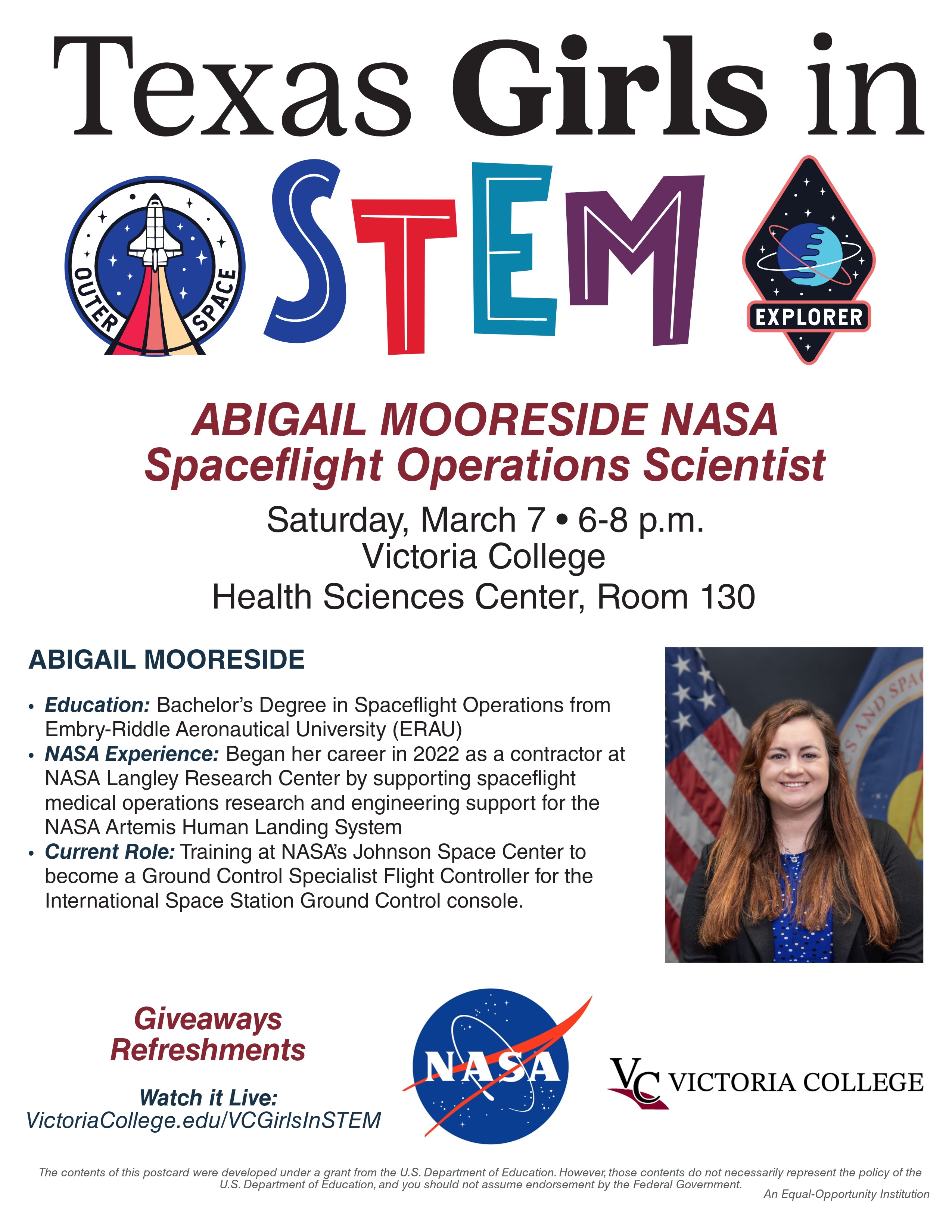 Texas Girls in STEM 2026 flyer