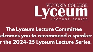 Lyceum Lecture Speaker Suggestions