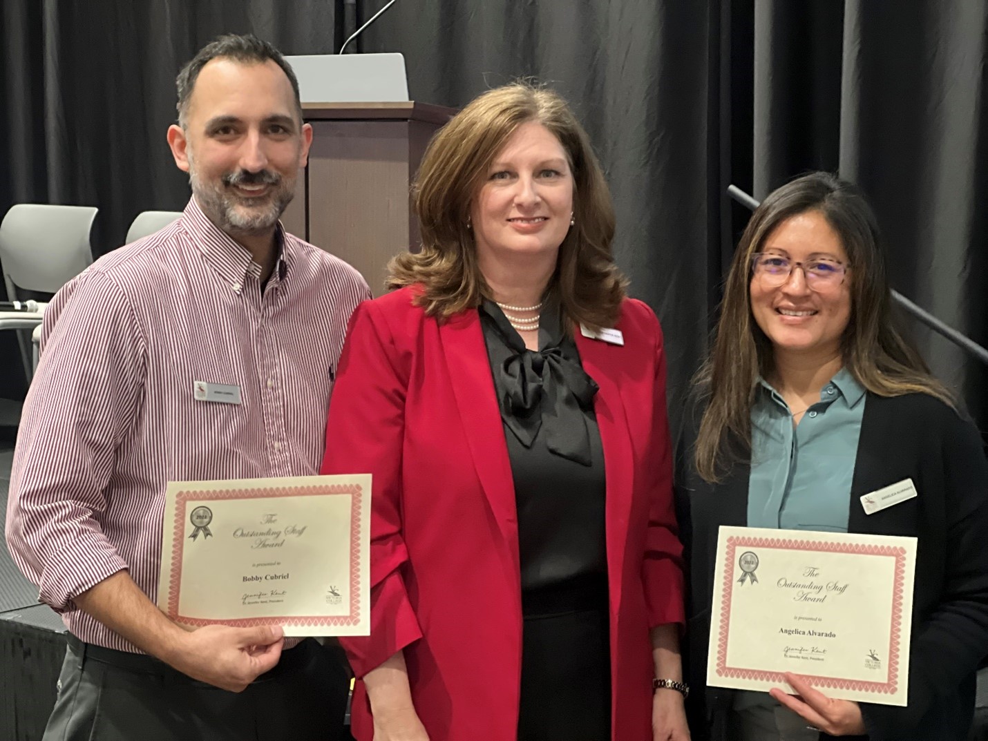 VC recognizes Cubriel, Alvarado as Outstanding Staff Award recipients